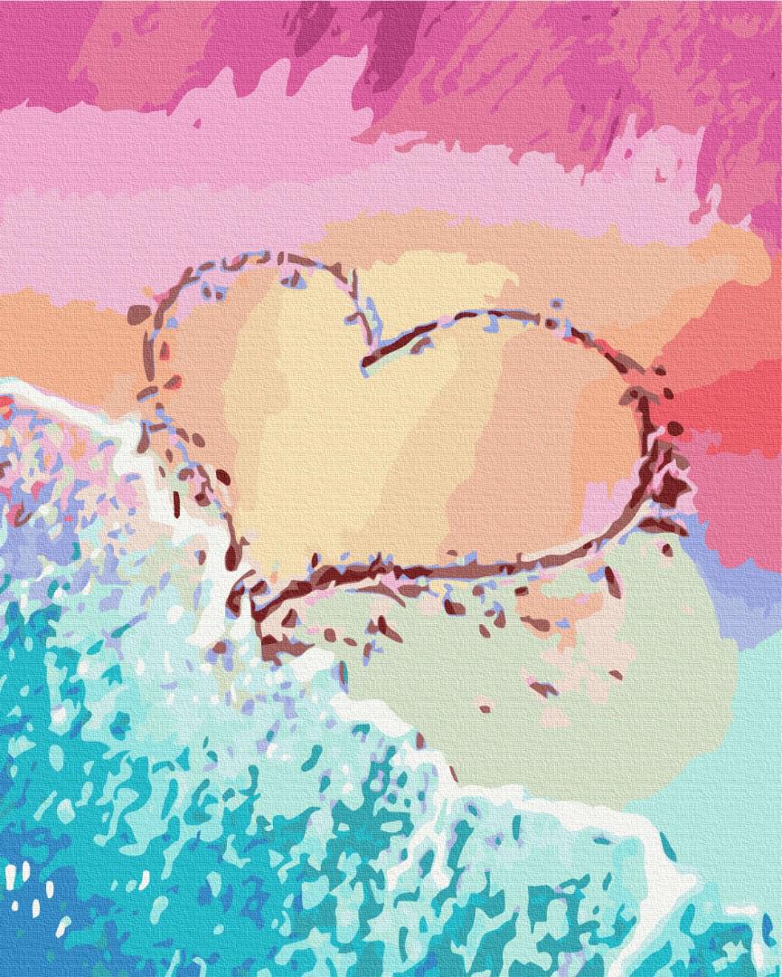 Картина за номерами Brushme Любов на узбережжі 48x60 см (BS35787L)