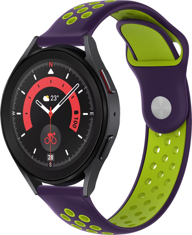 Ремешок Sport для Galaxy Watch 5 Pro Violet/Green (29188-21)