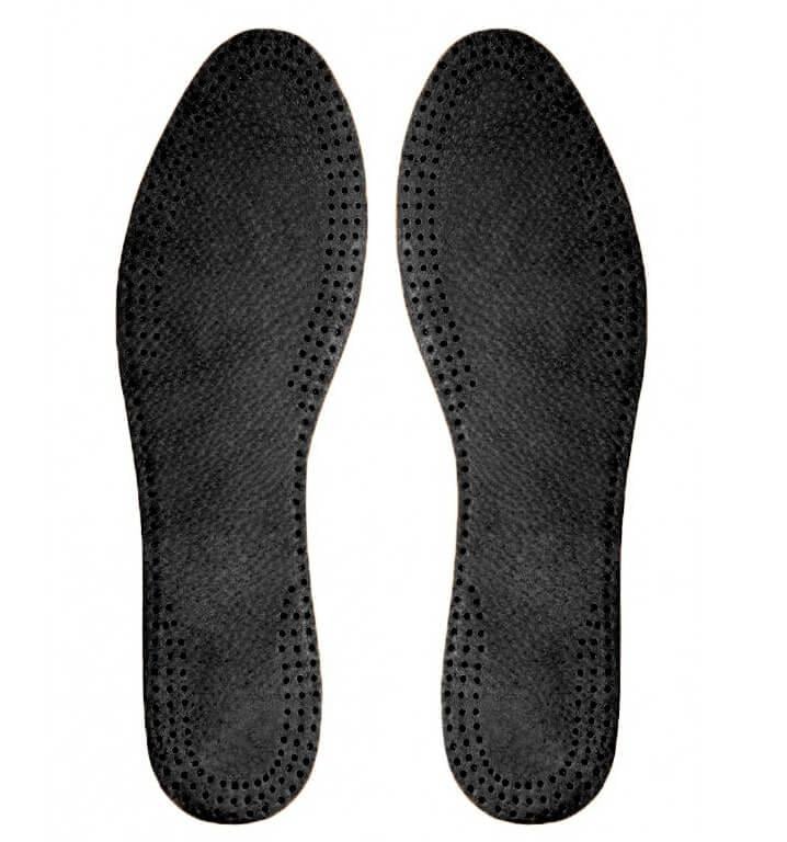 Шкіряні устілки для взуття Kaps Leather Carbon р. 41 Black