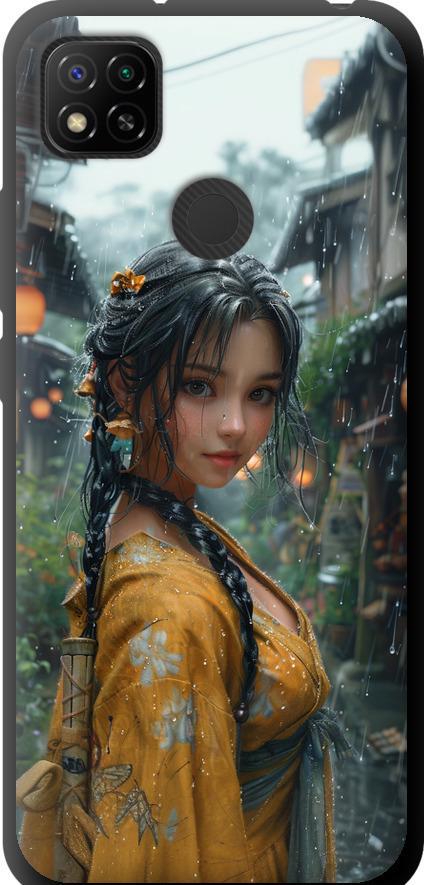 Чехол на Xiaomi Redmi 9C Anime-girl (6133b-2035-42517)