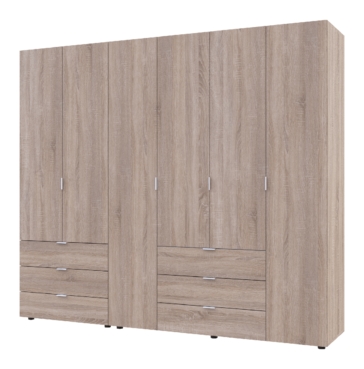 Комплект шкафов Doros Гелар 2 шт. 232,5х49,5х203,4 см Дуб сонома (DRS-011105)