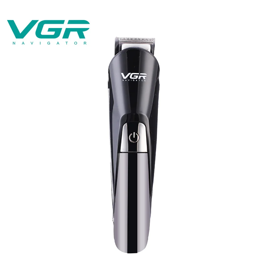 Машинка для стрижки VGR Trimmer Set аккумуляторная Черный - фото 5