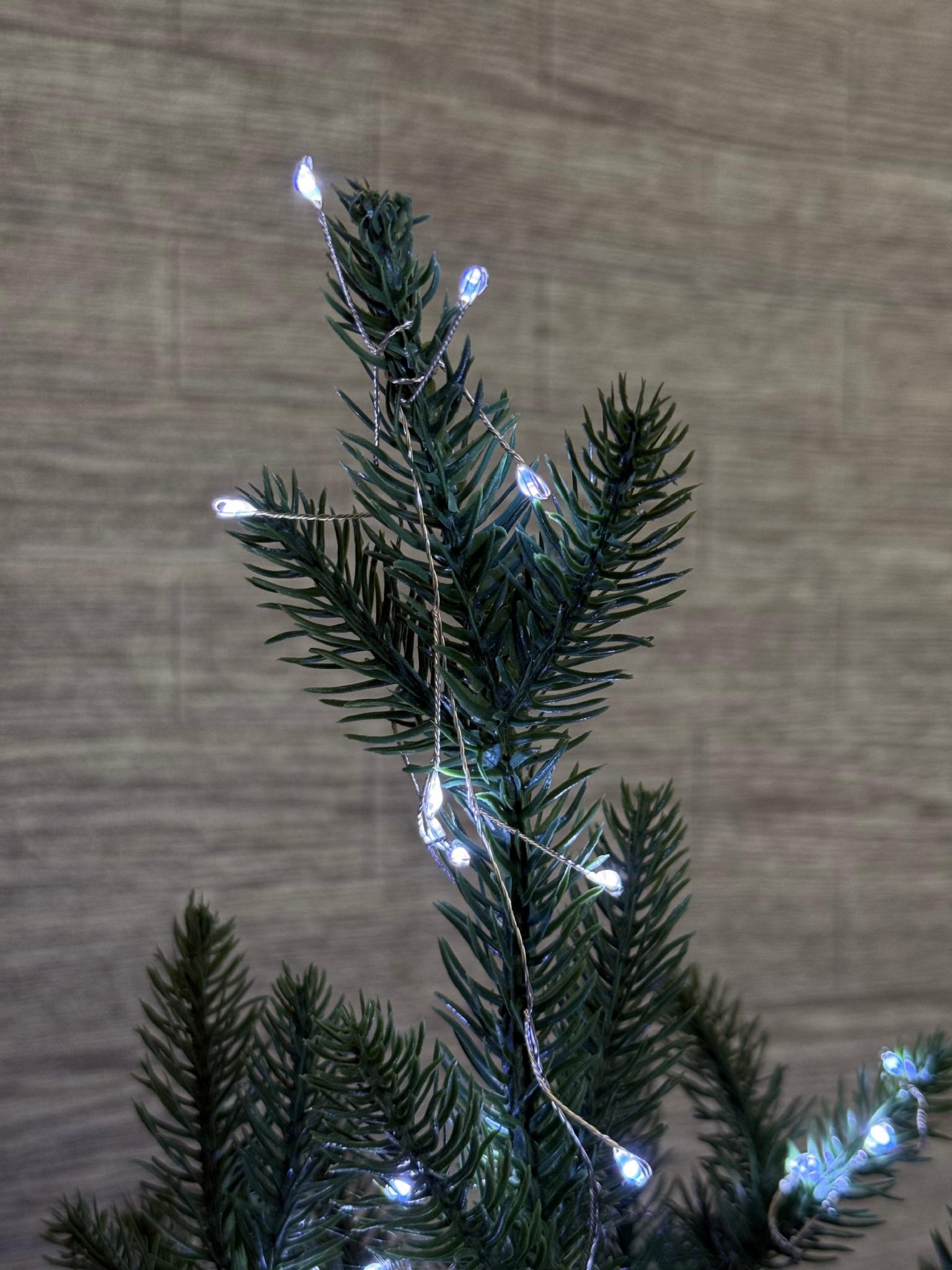 Гірлянда нитка-мішура Роса 8 режимів з пультом LED 1500 50 м білий провід Холодне біле світло (FC25042) - фото 8 Гірлянда нитка-мішура Роса 8 режимів з пультом LED 1500 50 м білий провід Холодне біле світло (FC25042) - фото 8