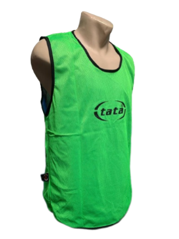 Манишка взрослая Сток TATA с воротником из лого двухсторонняя L 170-185 см Сине-салатовый (461) - фото 2