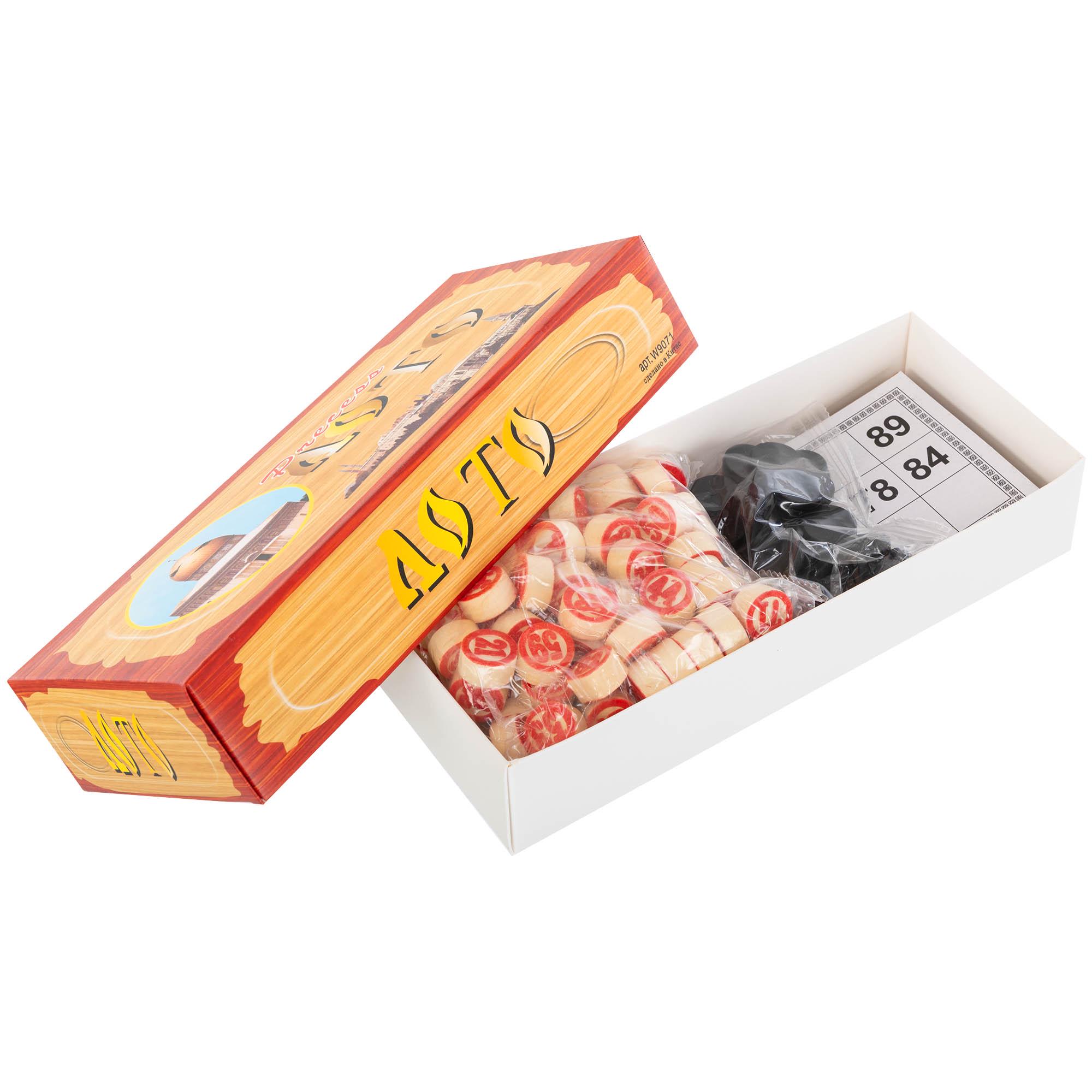 Настольная игра Лото SP-Sport W1908 90 деревянных бочек 24 карты 40 фишек 17,5x15x5 см (W1908) - фото 9 Настольная игра Лото SP-Sport W1908 90 деревянных бочек 24 карты 40 фишек 17,5x15x5 см (W1908) - фото 9