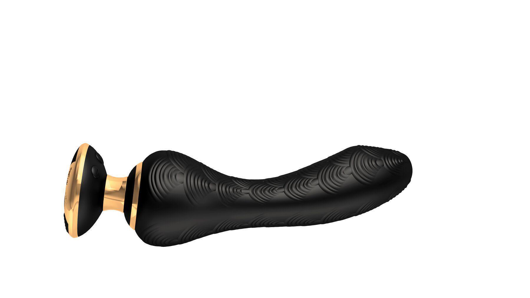 Вибратор для точки G Shunga Sanya гибкий ствол Black (SO6905)