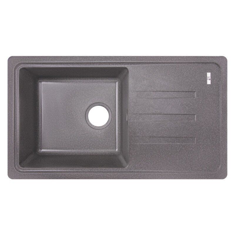 Мийка для кухні Lidz LIDZGRE04780435200 435x778 мм Сірий (75361)