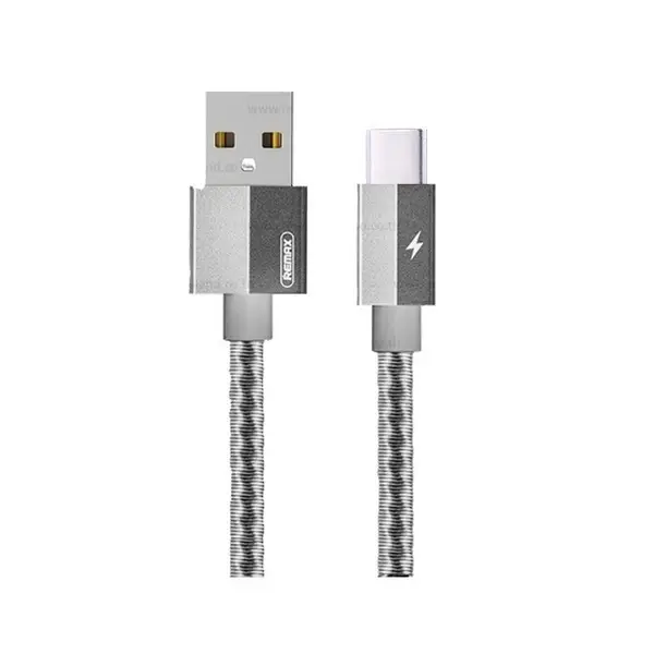 Кабель Remax RC-110a USB Type-C Gefon 1 м Серый (6954851288268)