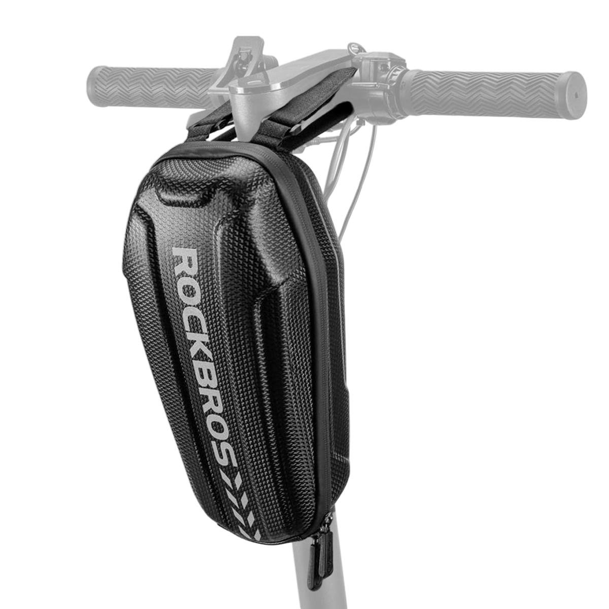 Сумка для самоката на руль ROCKBROS B62 Small велкро светоотражающая Черный (RB-B62-2723)
