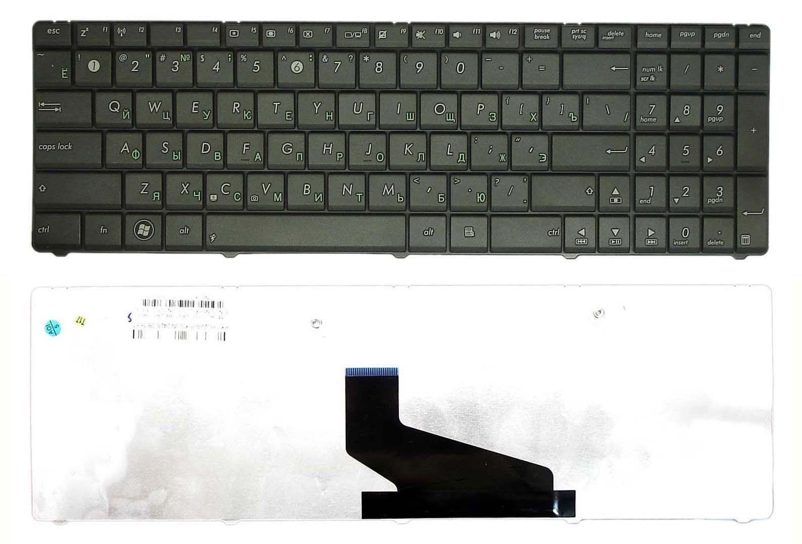 Клавиатура для ноутбука Asus X53S/X53U Black