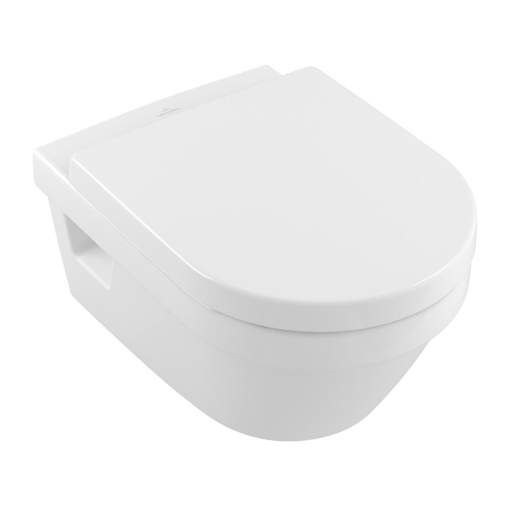 Унітаз підвісний Villeroy & Boch Architectura DirectFlush з сидінням з функцією Slow closing 37x53 см (5684HR01)