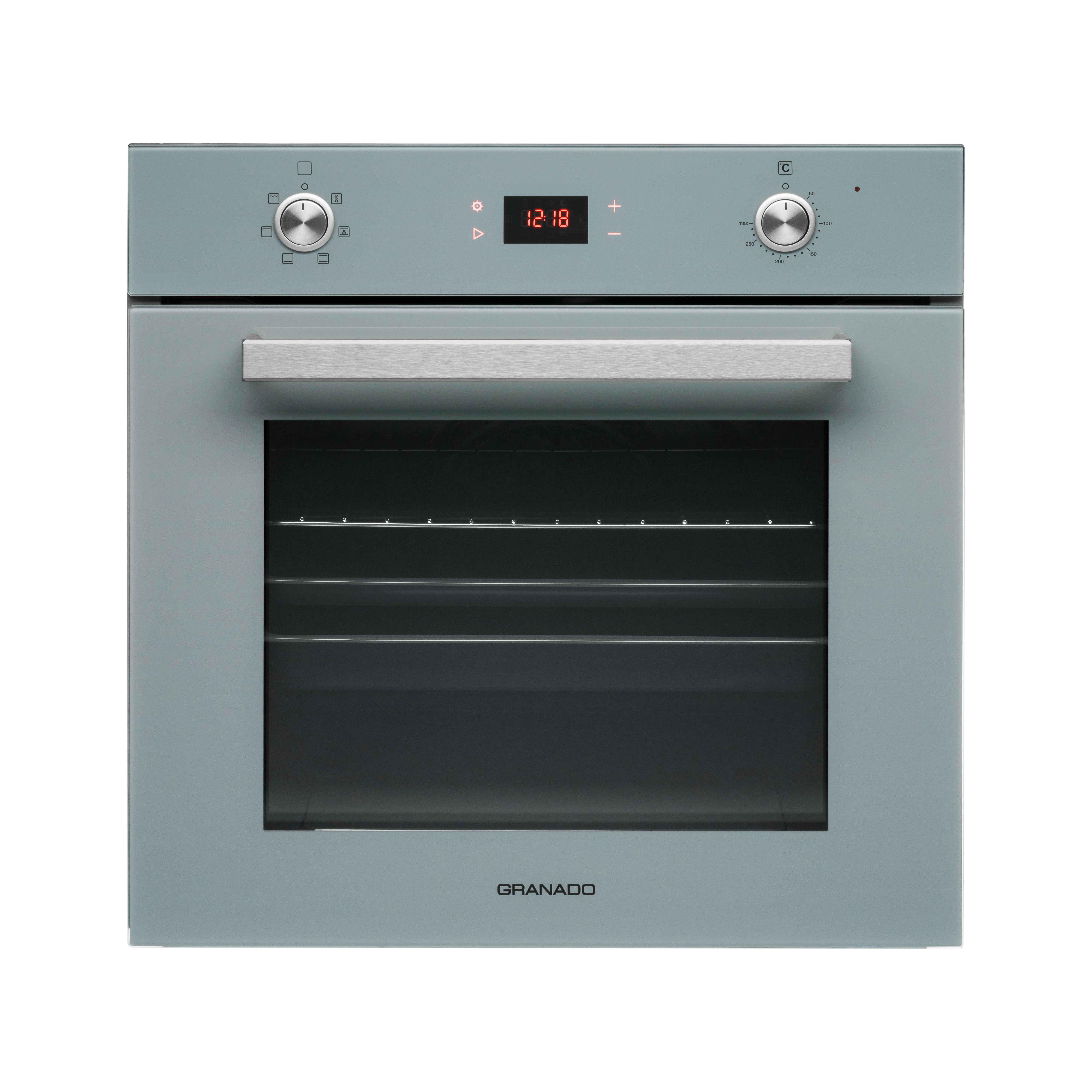 Комплект Granado духова шафа електрична GEO 62-1310 Grafito та варильна поверхня газова GGH 62-104 Grafito glass - фото 4