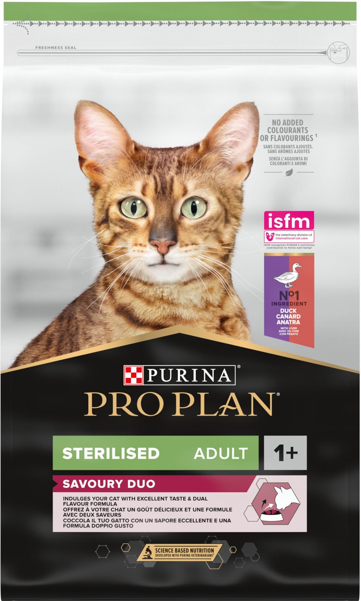 Сухой корм для стерилизованных котов Purina Pro Plan Sterilised с уткой и печенью 10 кг (7613036732727) Сухой корм для стерилизованных котов Purina Pro Plan Sterilised с уткой и печенью 10 кг (7613036732727)