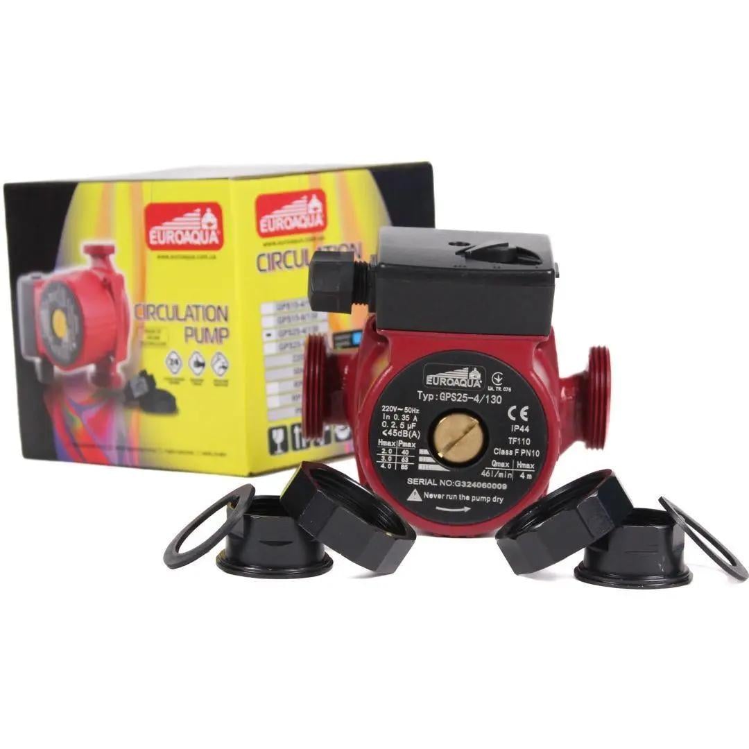 Циркуляционный насос Euroaqua GPS 25-4S/130 с гайкой (30082947)
