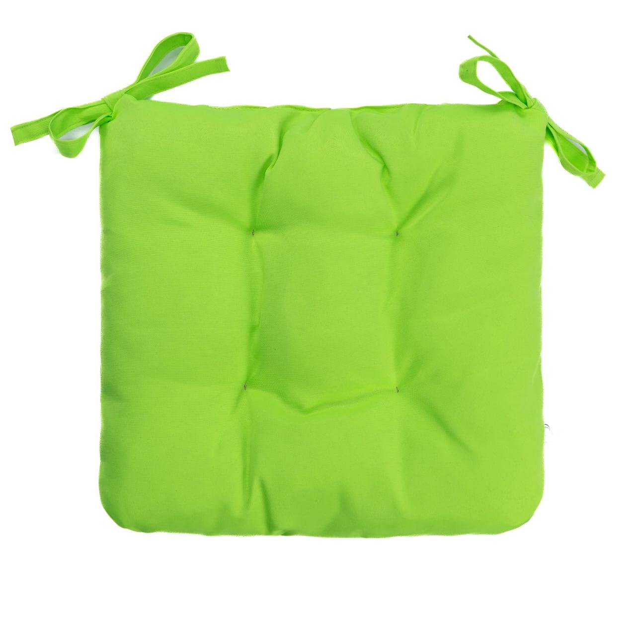 Подушка для стільця/крісла/табурету 30х30х8 см Яскраво-салатовий (1663493876) - фото 1 Подушка для стільця/крісла/табурету 30х30х8 см Яскраво-салатовий (1663493876) - фото 1