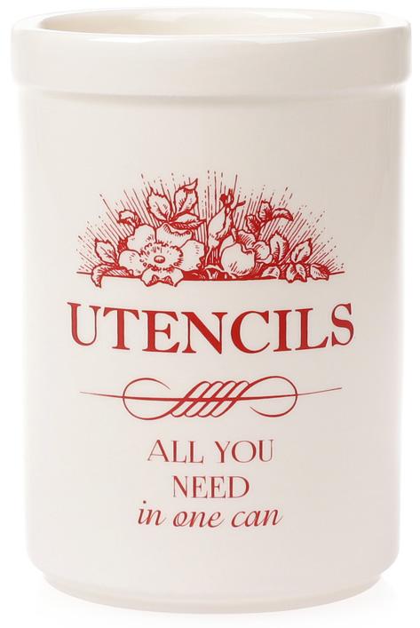 Подставка Английский Шиповник для кухонных аксессуаров Ø 9,6 см высота 14 см (BD-DM959-W)