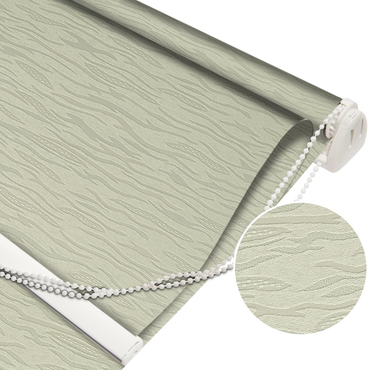 Ролета тканевая NewTex Лазурь LUX 96х165 см Серый (815) - фото 2 Ролета тканевая NewTex Лазурь LUX 96х165 см Серый (815) - фото 2