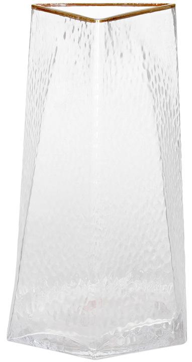 Ваза декоративная Ancient Glass Кристалл 20х13 см стекло Прозрачный (BD-591-308)