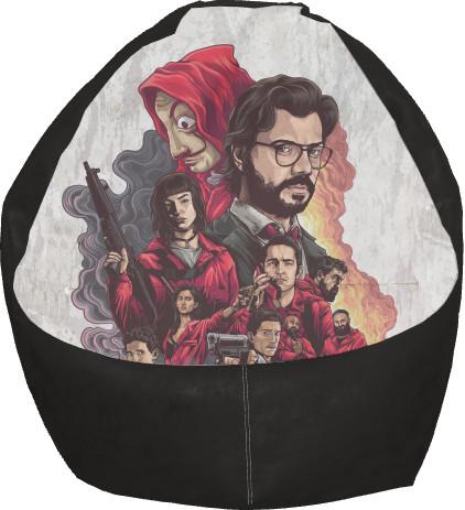 Кресло-груша La Casa De Papel 2 M (13274558)
