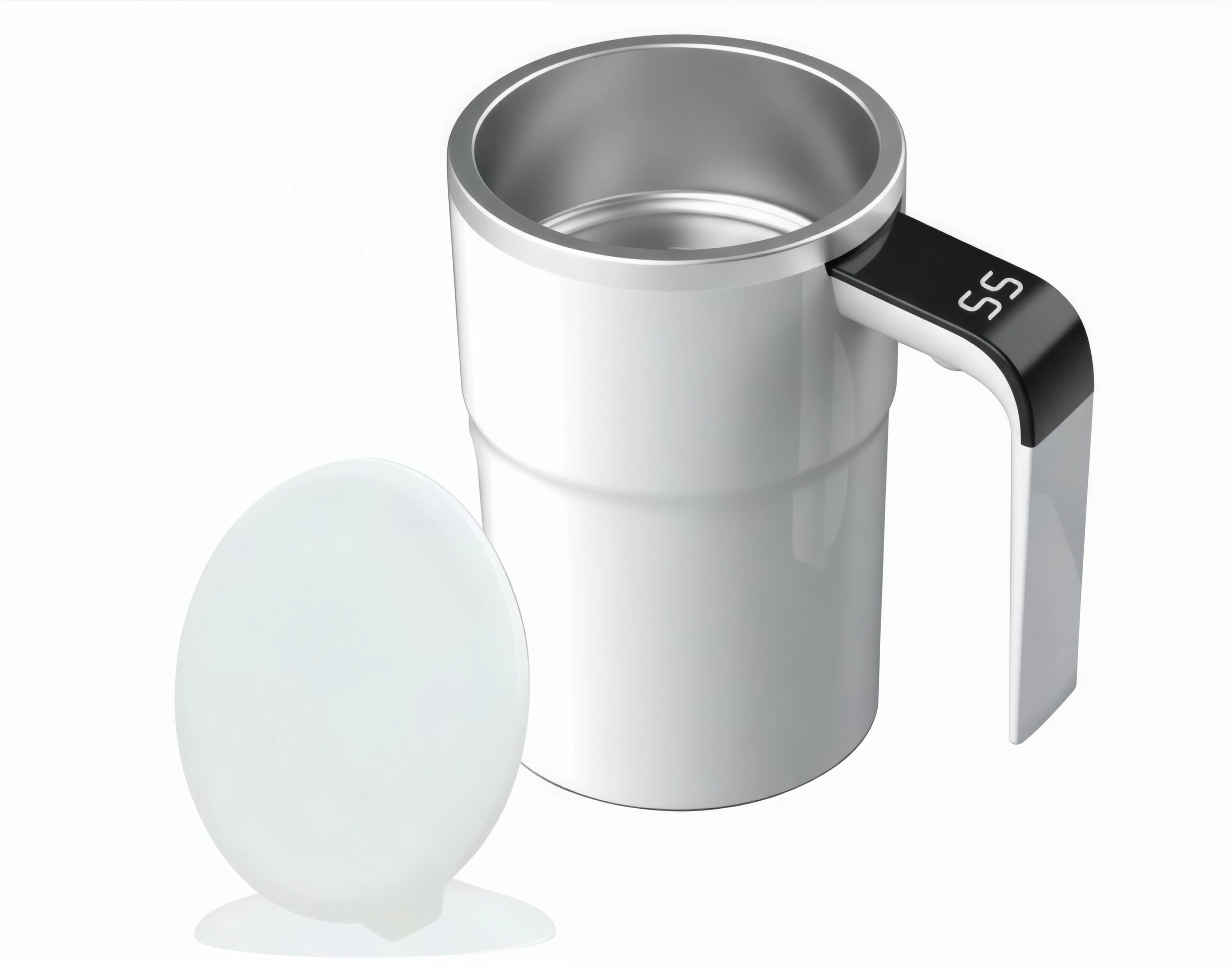 Чашка-миксер автоматическая кофейная с дисплеем температуры USB 200 mAh 380 мл Белый (2800145307) Чашка-миксер автоматическая кофейная с дисплеем температуры USB 200 mAh 380 мл Белый (2800145307)