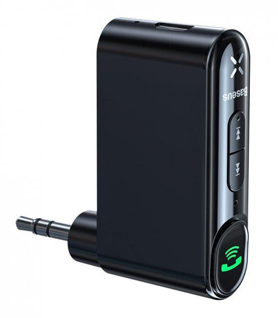FM-трансмиттер Baseus Qiyin AUX Car Bluetooth Receiver Black (WXQY-01)