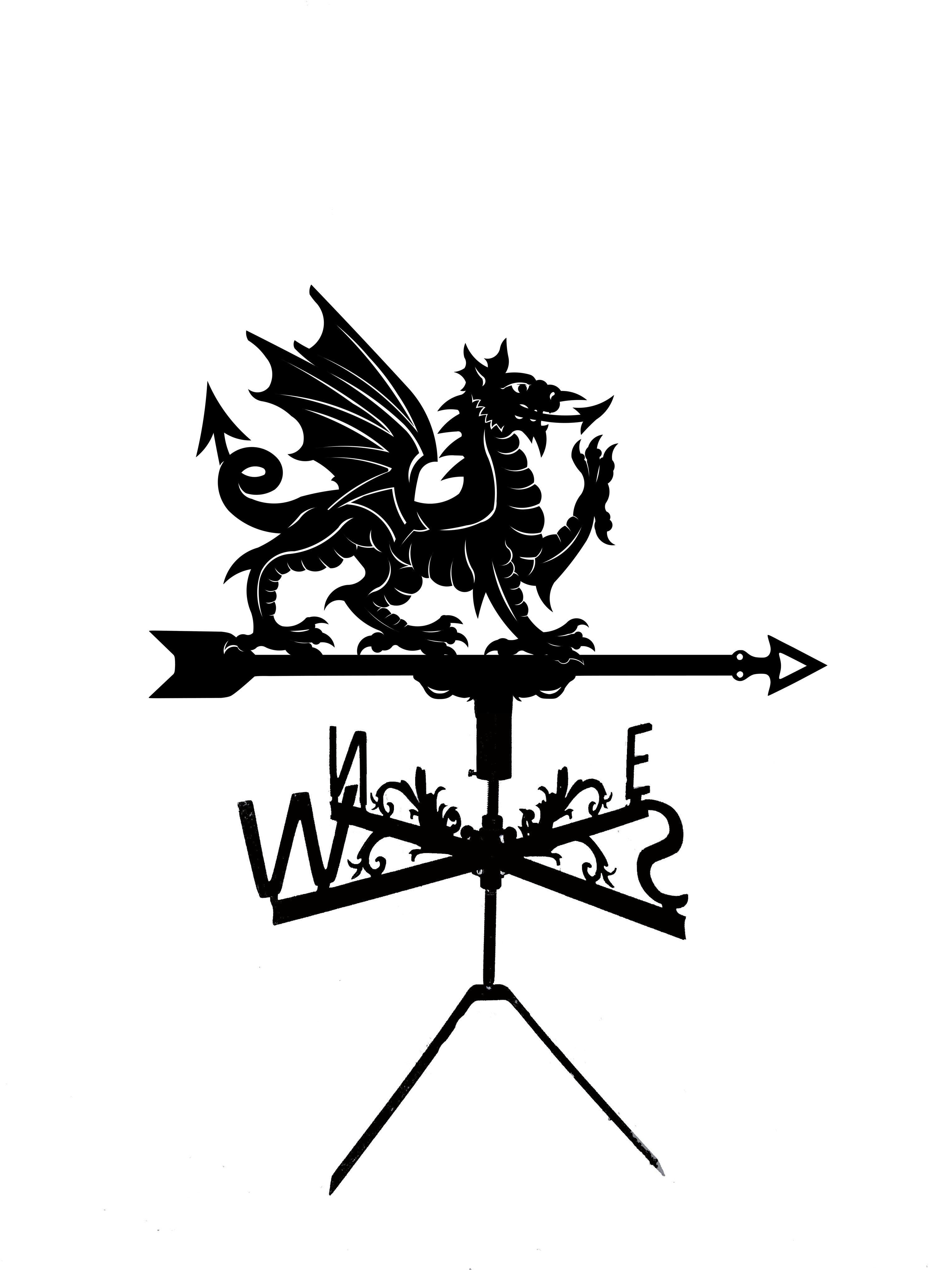 Флюгер на беседку/колодец Валийский дракон (27476562)