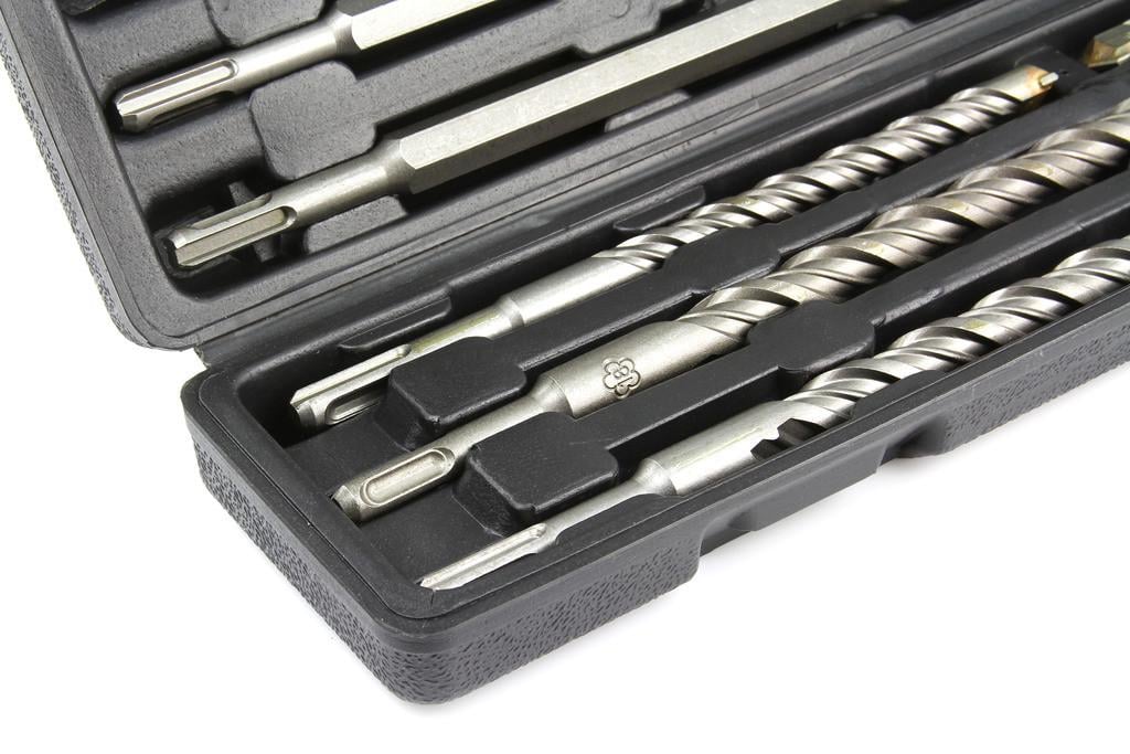 Комплект свердел і зубил MAR-POL M23585 S4 чьотиригранний 12 од. - фото 4 Комплект свердел і зубил MAR-POL M23585 S4 чьотиригранний 12 од. - фото 4