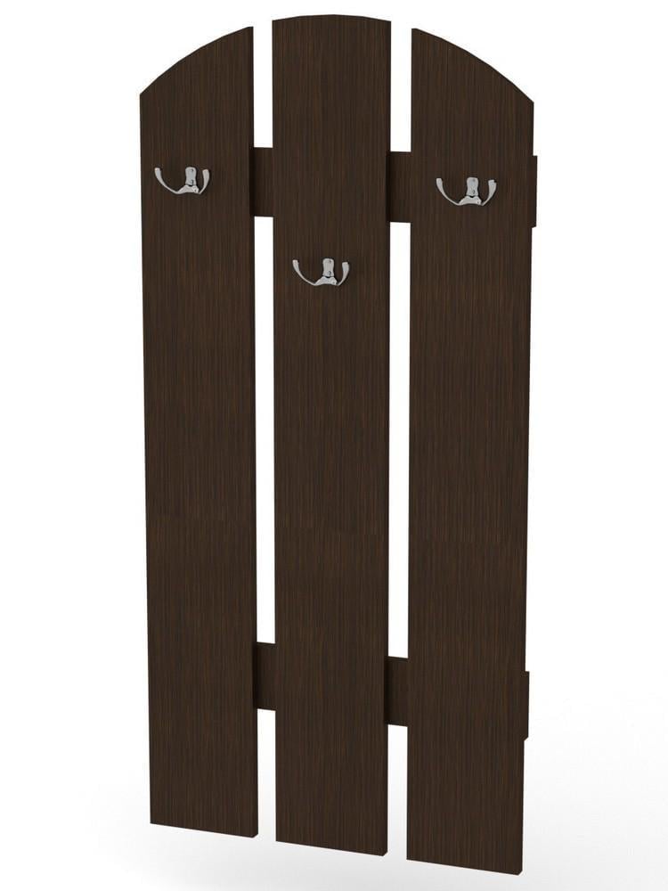 Вешалка настенная МеблиКо В-1 48х3х100 см Венге (k-2101-2)