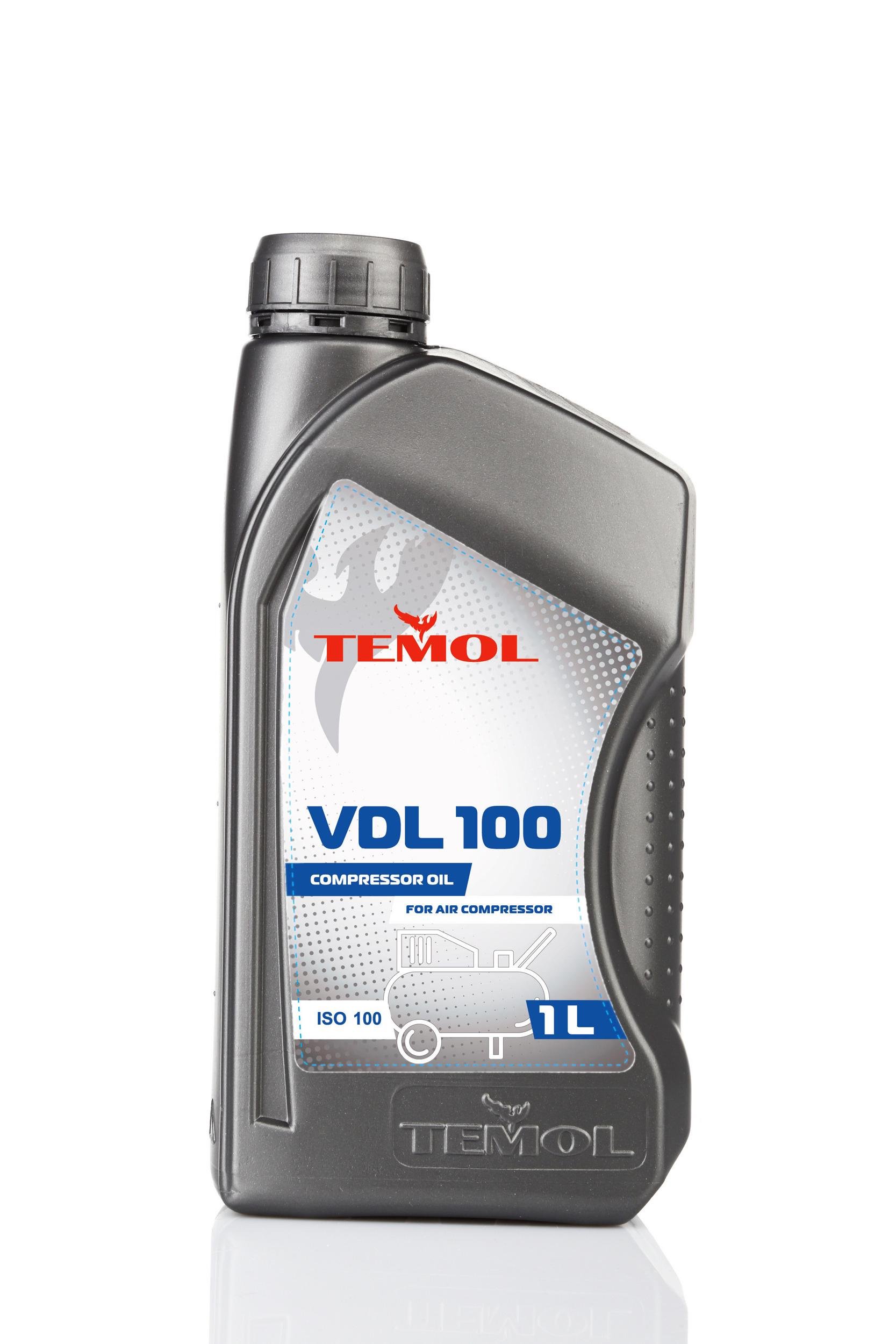 Гідравлічна олія TEMOL COMPRESSOR OIL VDL 100 1 л (T-COMPR-1L) - фото 1