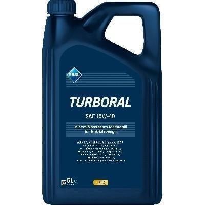 Моторное масло Aral Turboral 15W-40 5 л (15F45B)