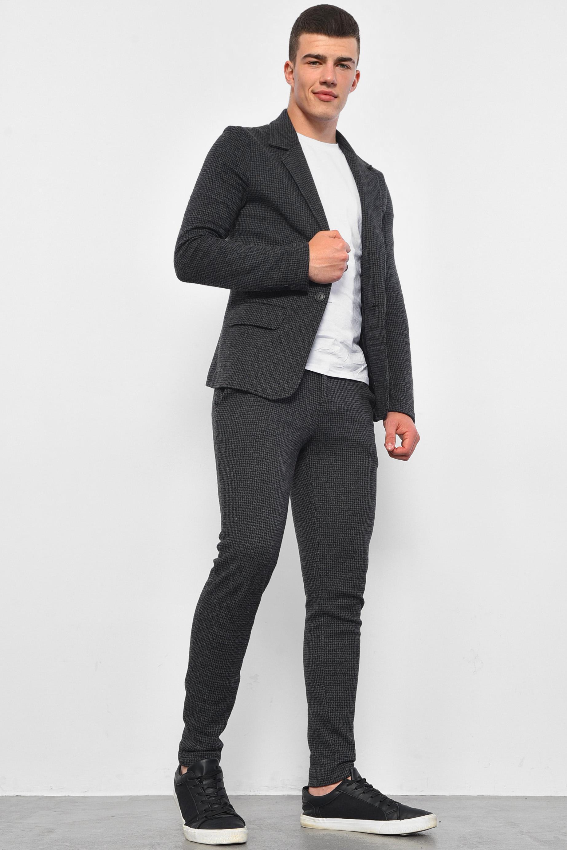 Костюм мужской р. 40-42 Темно-серый (179009)