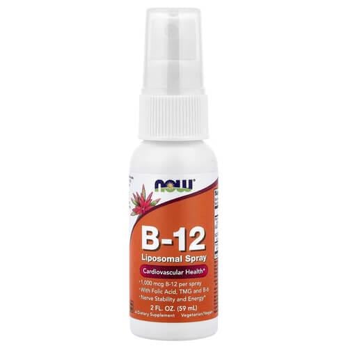 Кобаламин NOW B-12 Liposomal Spray 59 мл (NOW-03910)