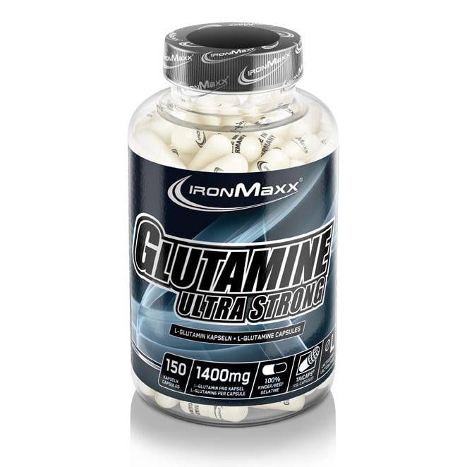 Аминокислота IronMaxx Glutamine Ultra Strong 150 капс. (3360)