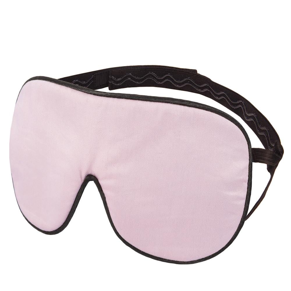 Маска для сна Млечный Путь из мерсеризированного хлопка с нескользящей резинкой Розовый (1141-02)