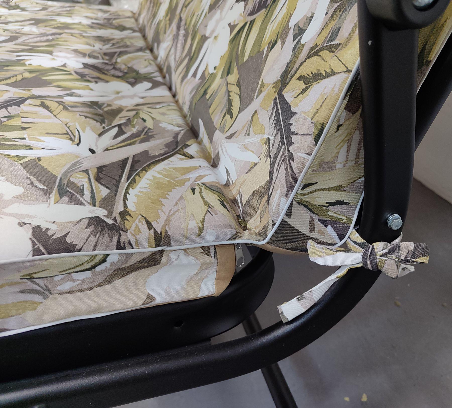 Подушка для гойдалки eGarden CLAIR GRIS 180x110x6 см (5616) - фото 4 Подушка для гойдалки eGarden CLAIR GRIS 180x110x6 см (5616) - фото 4