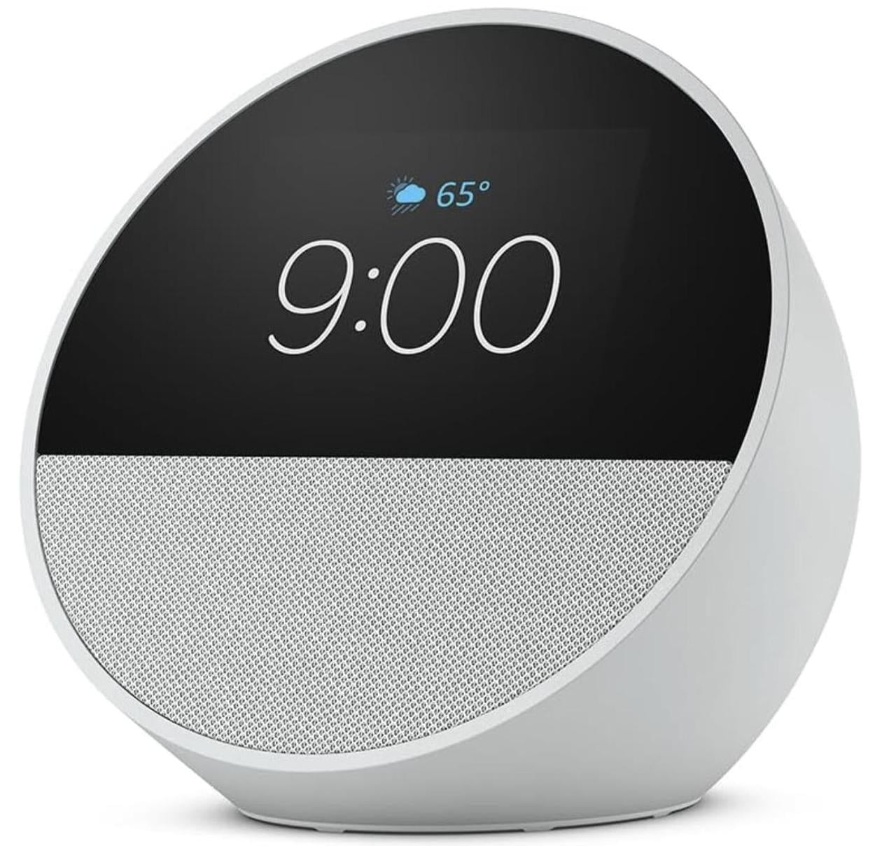 Розумна колонка Amazon Echo Spot 2024 release Smart alarm clock Англійська мова White Розумна колонка Amazon Echo Spot 2024 release Smart alarm clock Англійська мова White