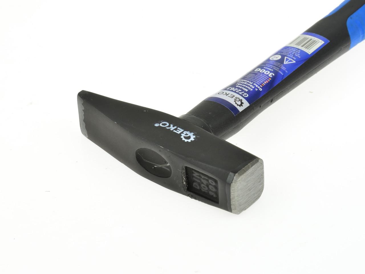 Молоток слюсара GeKo premium з ручкою зі скловолокна покритого TPR 0,3 кг (G72263) - фото 2