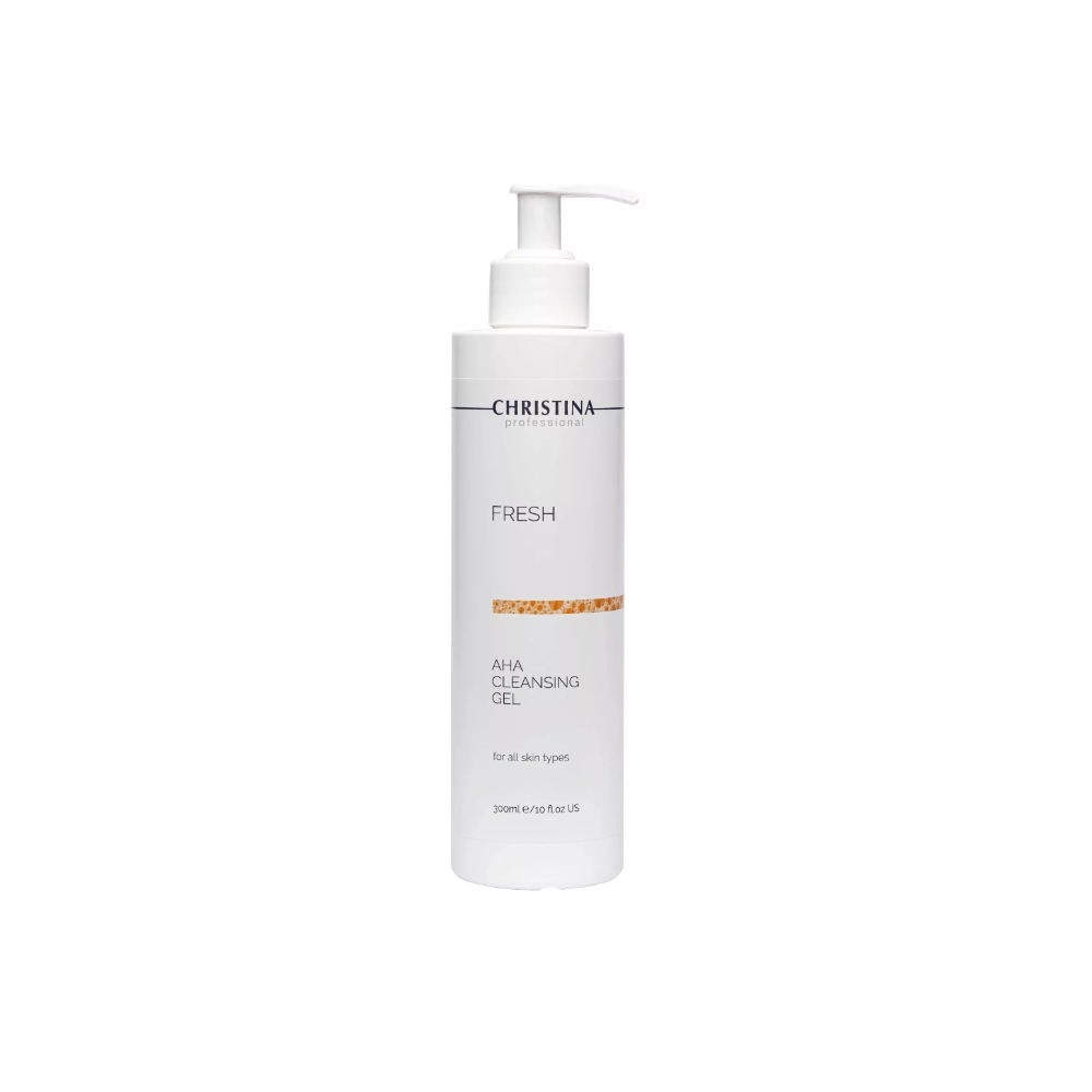 Гель очищаючий із фруктовими кислотами для всіх типів шкіри CHRISTINA Fresh AHA Cleansing Gel 300 мл Гель очищаючий із фруктовими кислотами для всіх типів шкіри CHRISTINA Fresh AHA Cleansing Gel 300 мл