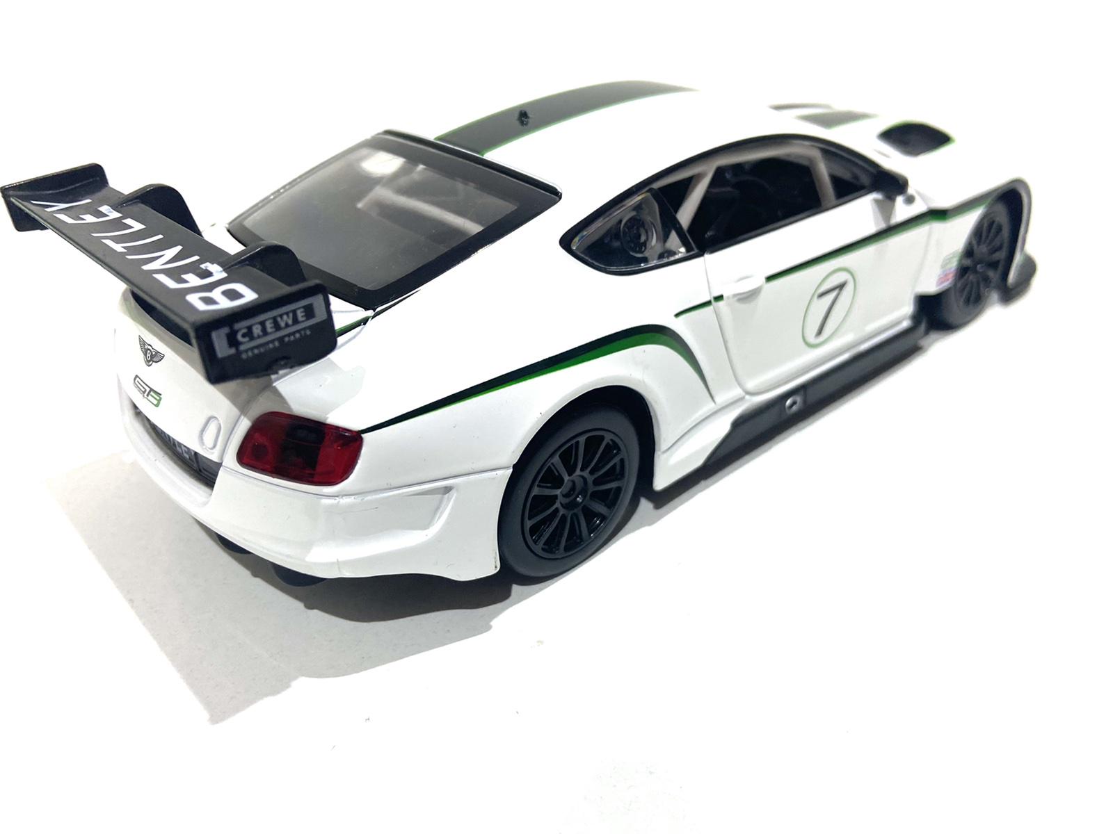 Машинка Автопром Bentley Continental GT3 1:24 Белый (68266A) - фото 4 Машинка Автопром Bentley Continental GT3 1:24 Белый (68266A) - фото 4