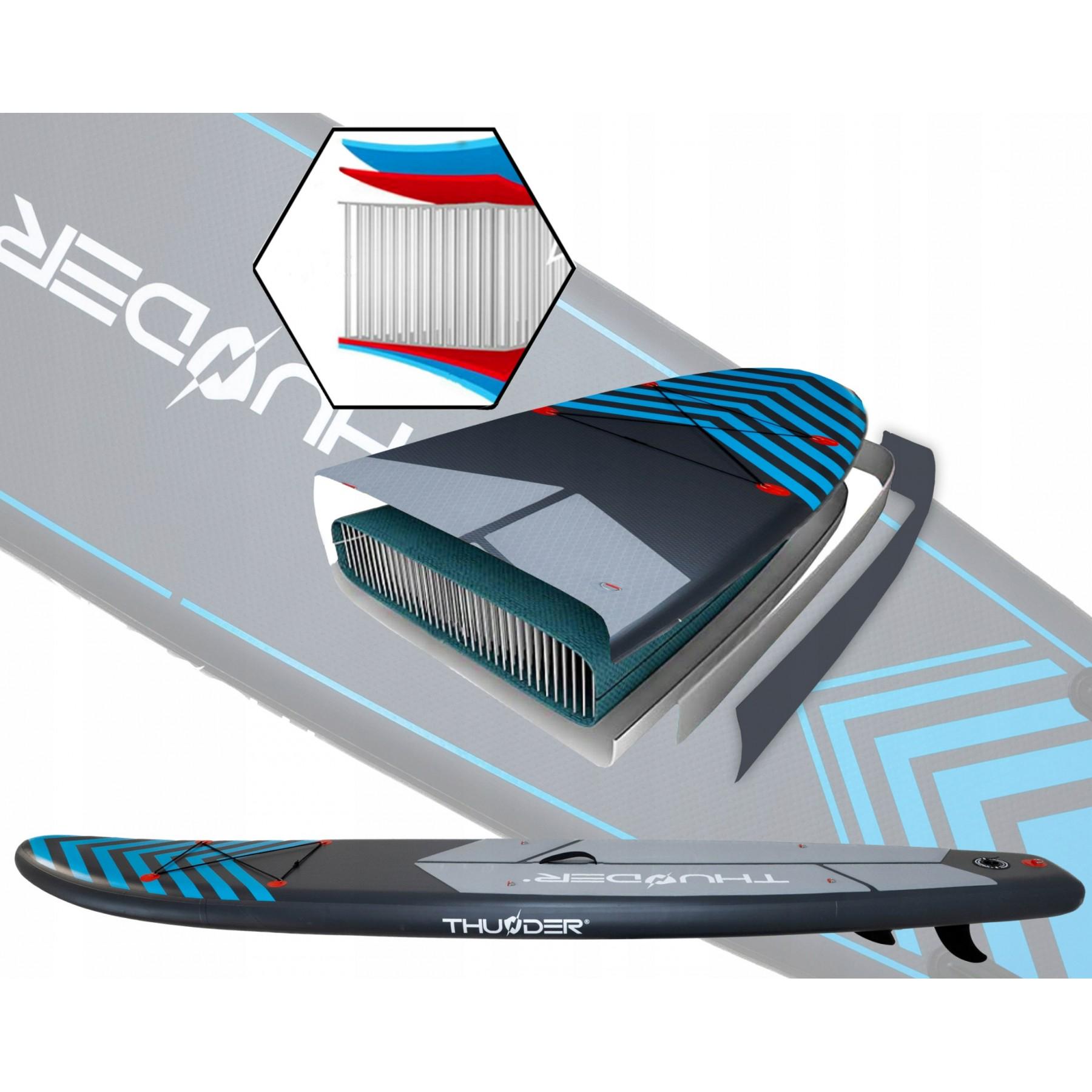 SUP-дошка надувна Thunder Steel 365 см з веслом Blue - фото 9