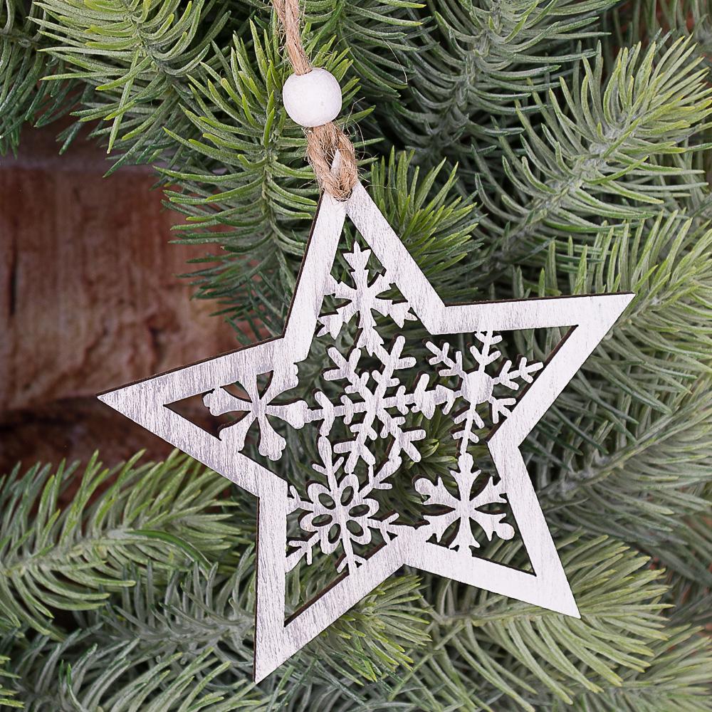Подвеска новогодняя Звезда (4537-3)