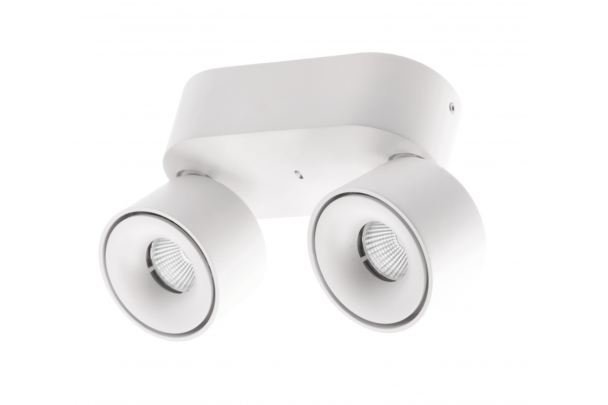 Светильник светодиодный GTV BIANCO CCT 16W 680lm IP20 36° 2700/3300/4000K круглый Белый (00000035139)