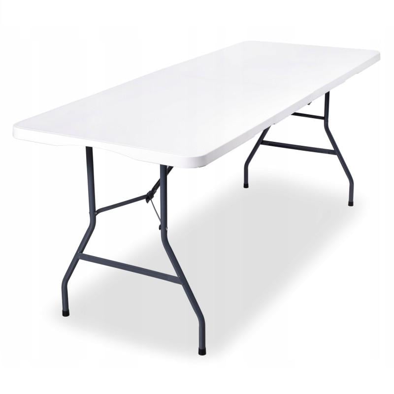 Стол туристический садовый раскладной Ecarla SC02 180х70х74 см Белый (17514792)