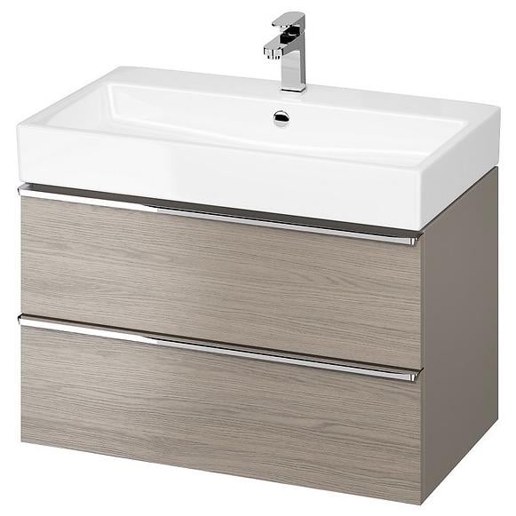 Тумба под умывальник подвесная Cersanit Virgo S522-028 79,4x50,1x42,7 см Серый (227163)