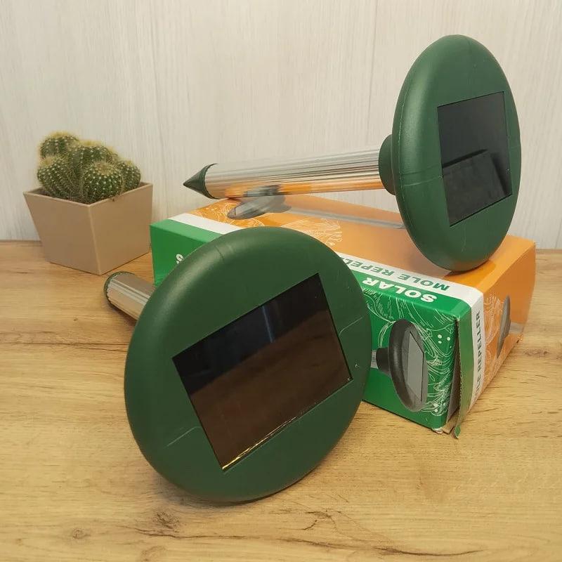 Отпугиватель кротов ультразвуковой на солнечной батарее 2 шт. (2860126366)