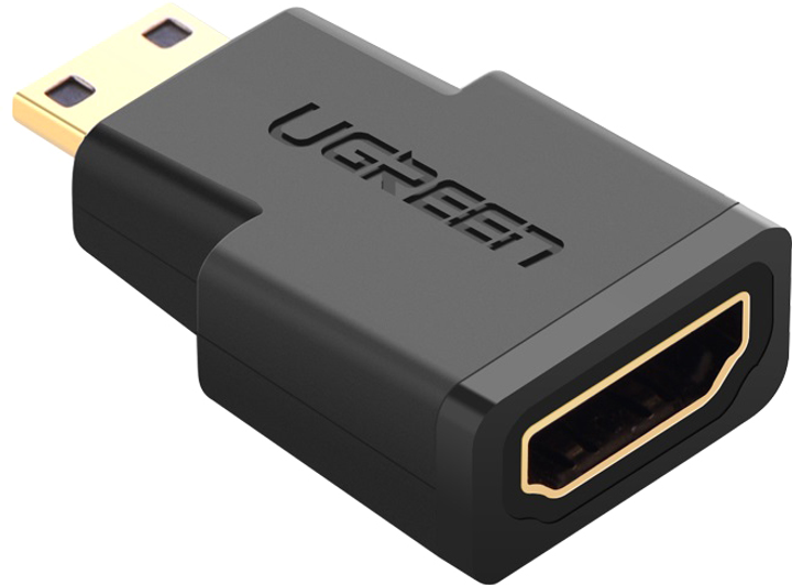 Адаптер Ugreen Mini HDMI Male to HDMI Female Adapter Черный (20101)
