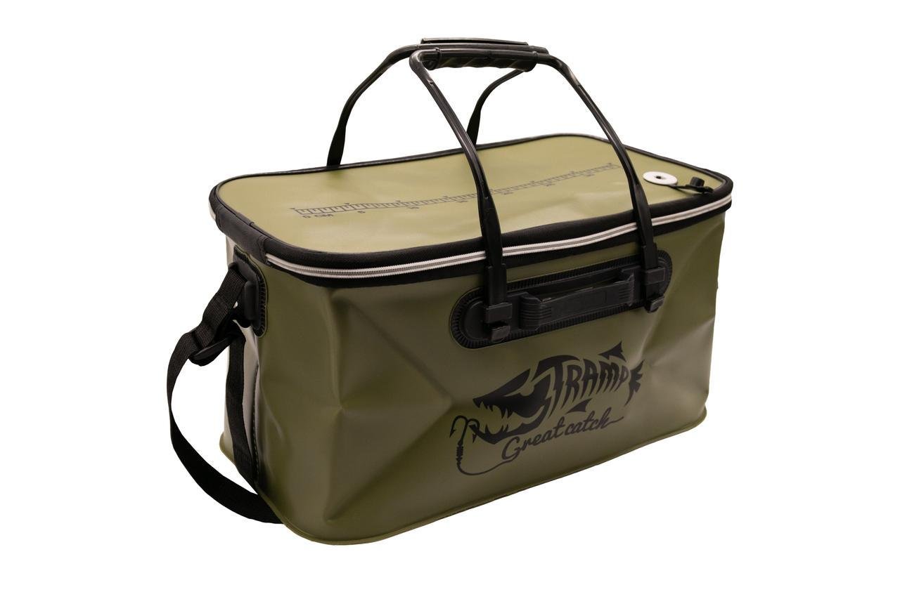 Сумка рыболовная Tramp Fishing bag EVA M 45x25x25 см Avocado (UTRP-030-olive-M)