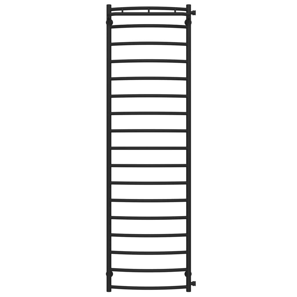 Полотенцесушитель водяной Deffi Классик N П17 боковое правое подключение нержавеющая сталь 500х1800 мм Черный (C.KN.180.50.17.B.C)