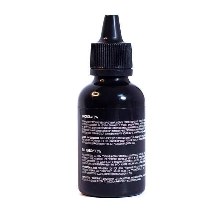Кремовый окислитель 3% Sculptor Lash для краски для бровей 50 мл - фото 2 Кремовый окислитель 3% Sculptor Lash для краски для бровей 50 мл - фото 2