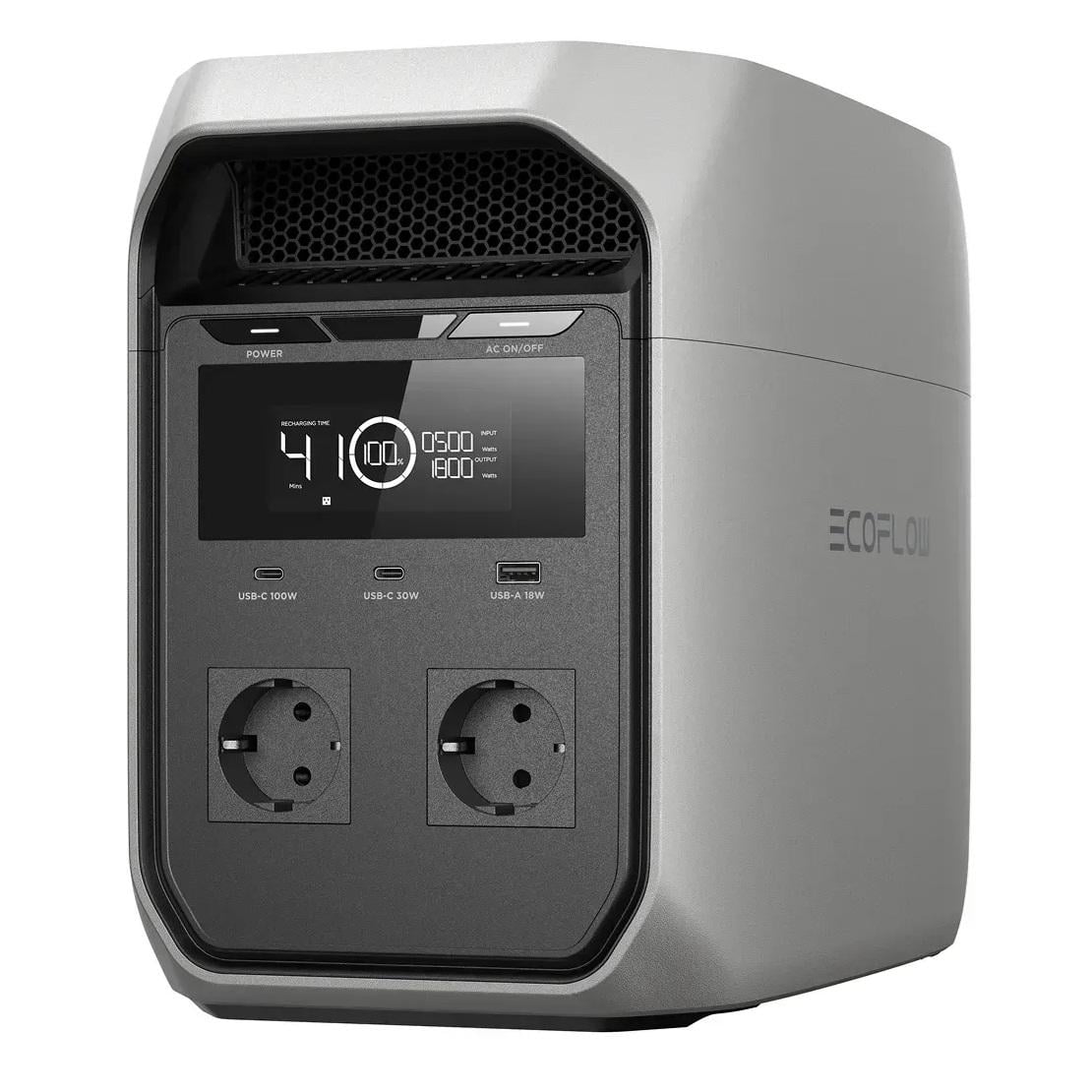 Зарядная станция EcoFlow Delta 3 Classic 1800 W/1024 Wh/LiFePO4